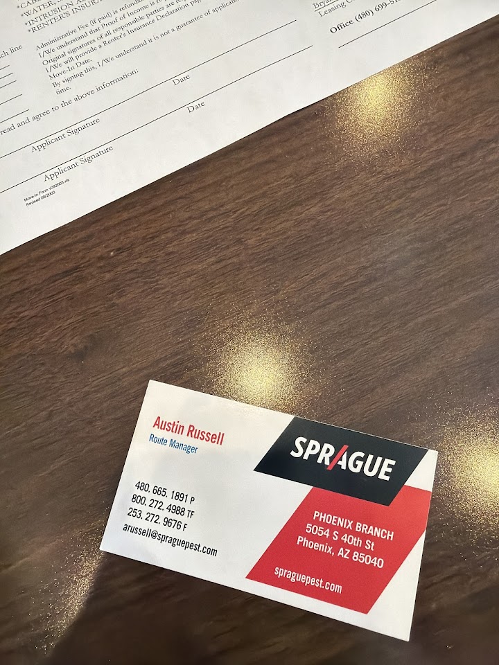 Sprague Pest Solutions project